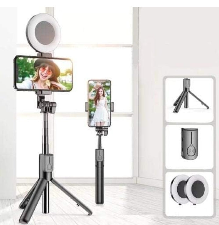 Aro con luz led y tripode